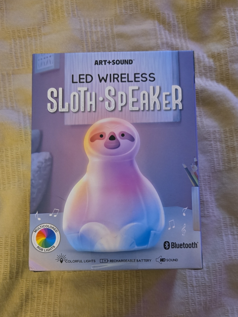 ART+SOUND LED Wireless Sloth Speaker